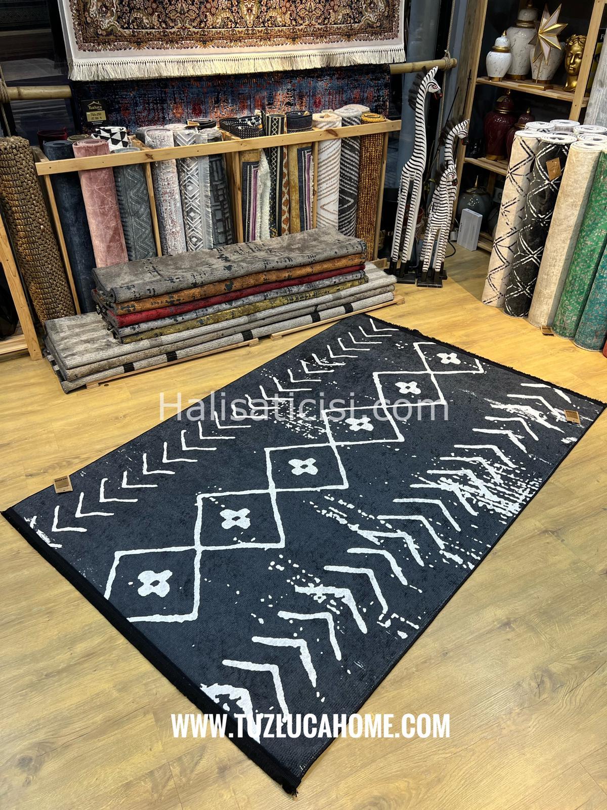 Salerno Çamaşır Makinesinde Yıkanabilir Kilim Halı HS1013