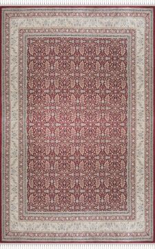 Apex Halı Bruj Bambu Viscon Halı 8771BU Bordo