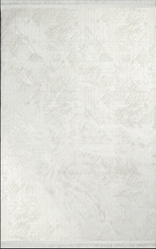 Toprak Halı İnci 8905 Beyaz 100X200