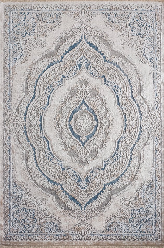 Bahariye Halı Ezgi TW 5810 BEYAZ MAVİ