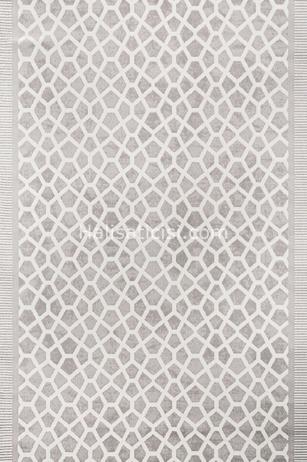 Simge B785 GRİ BEYAZ 118x190