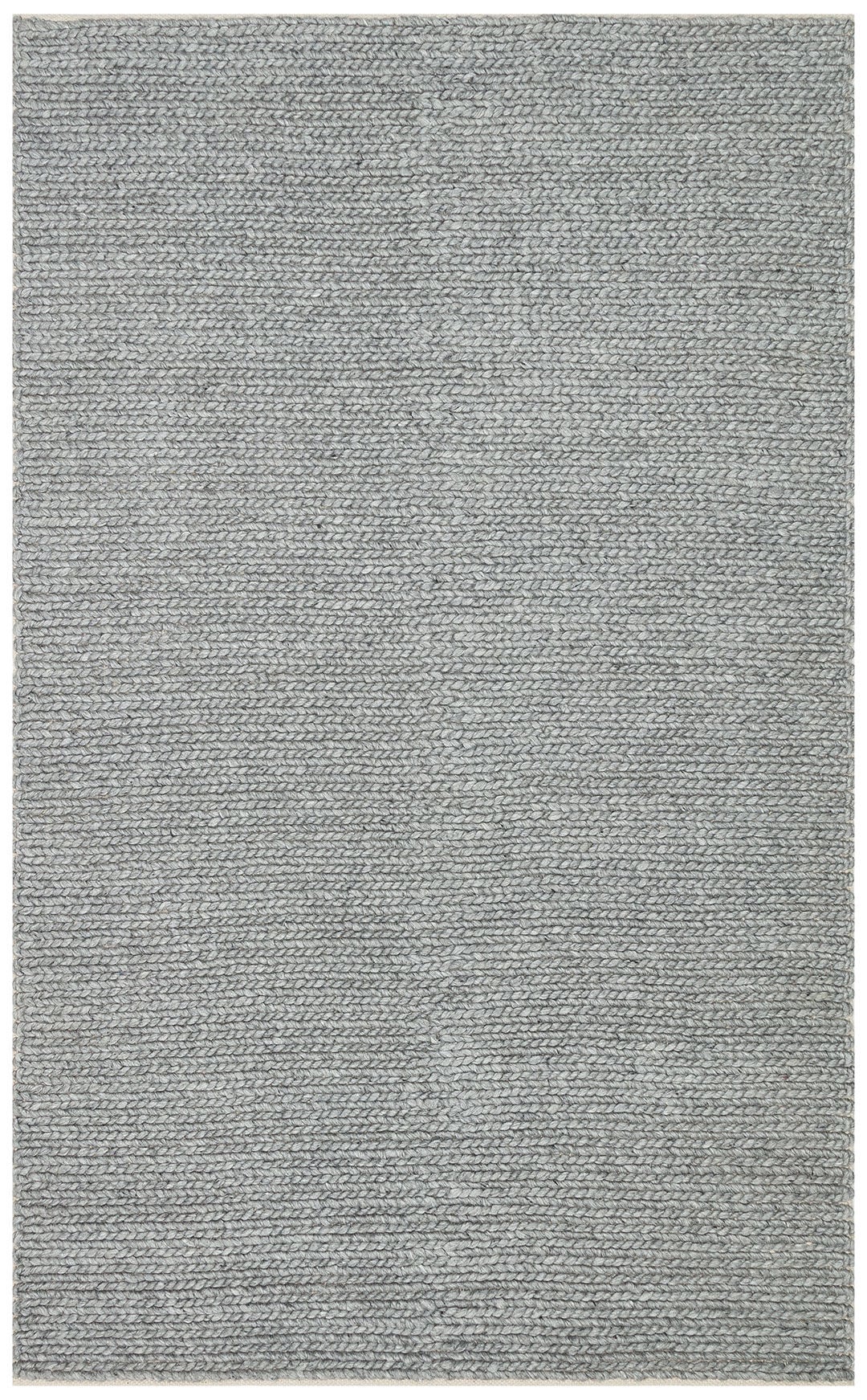 Eko Halı Jade Örgü Desenli El Dokuma Halı Basketweave Grey