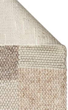 Eko Halı Jade Örgü Desenli El Dokuma Halı Corbin Natural