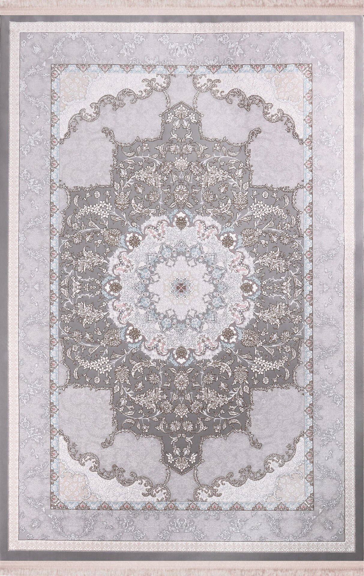 Nexus Halı Louvre Klasik Salon Halısı 38520B Gri