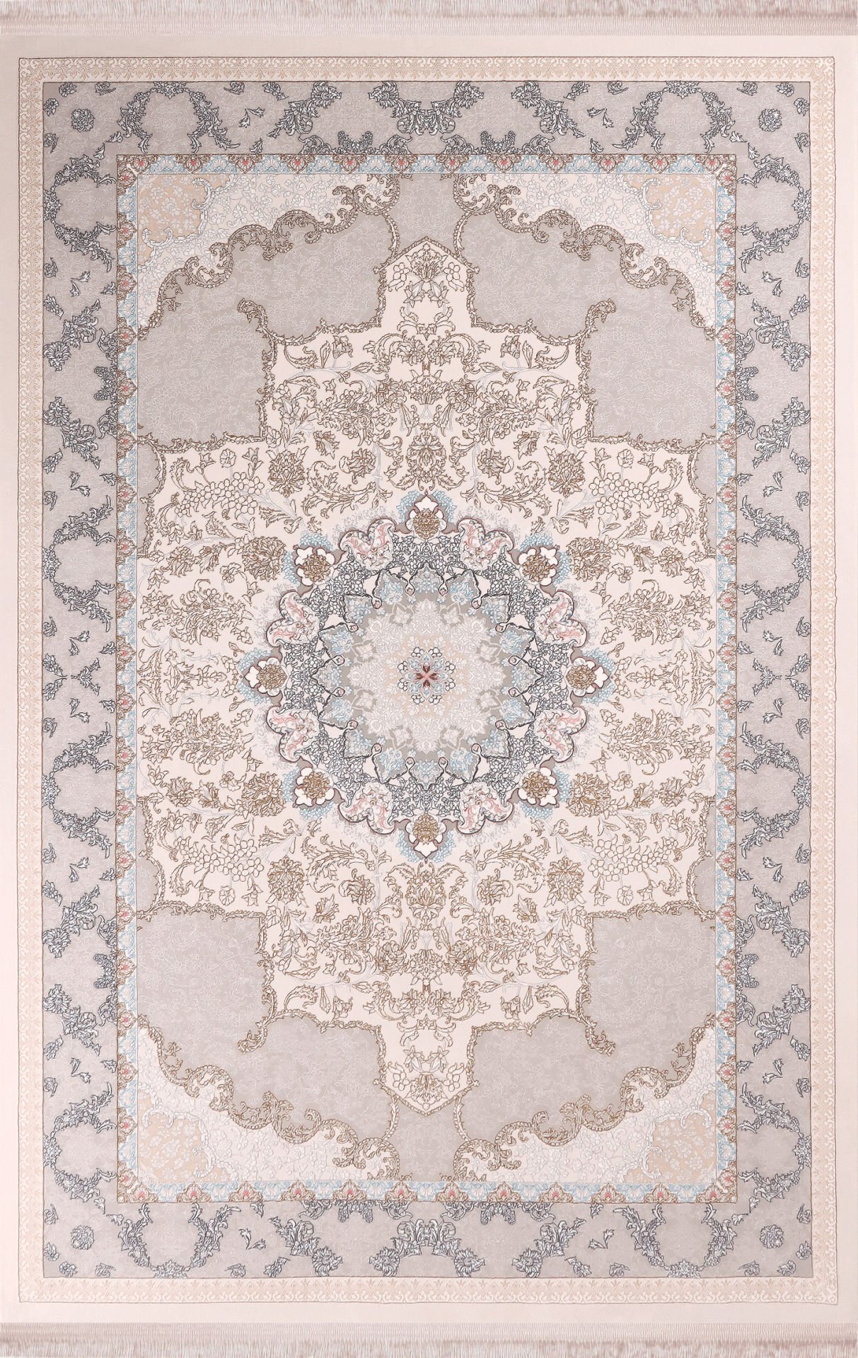 Nexus Halı Louvre Klasik Salon Halısı 38520B Krem