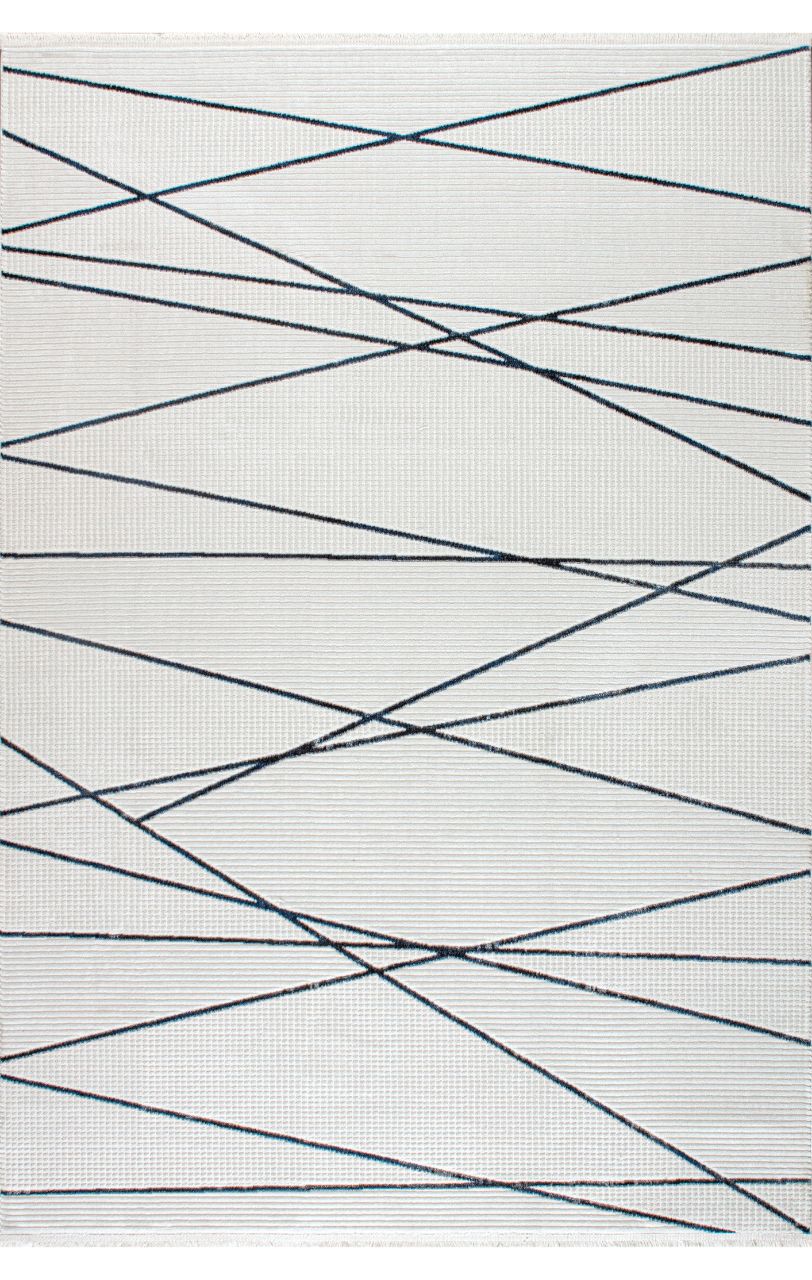 Artemis Halı Cozy İskandinav Halı 03061A - Mavi Krem