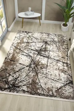 Seyran Halı Roma 413 Bej Siyah