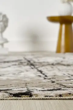 Seyran Halı Roma 413 Bej Siyah