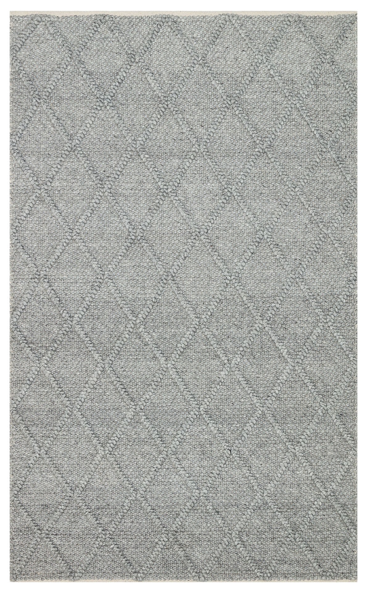 Eko Halı Jade Örgü Desenli El Dokuma Halı Diamond Grey