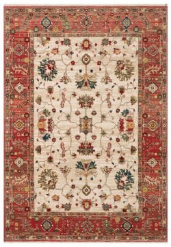 Eko Halı Kybele Vintage KYB 04 Cream Red