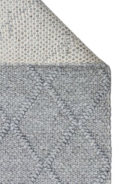 Eko Halı Jade Örgü Desenli El Dokuma Halı Diamond Grey