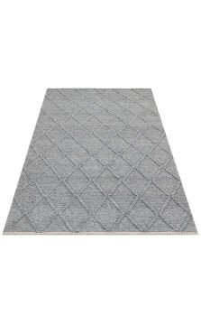Eko Halı Jade Örgü Desenli El Dokuma Halı Diamond Grey