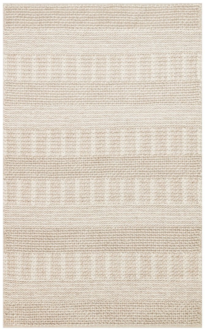 Eko Halı Jade Örgü Desenli El Dokuma Halı J352 Beige