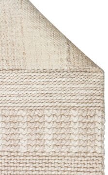 Eko Halı Jade Örgü Desenli El Dokuma Halı J352 Beige