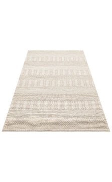 Eko Halı Jade Örgü Desenli El Dokuma Halı J352 Beige