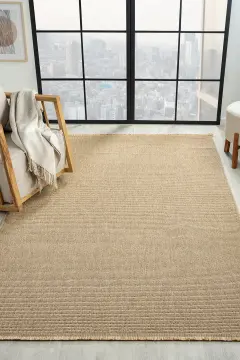 Seyran Halı Bombay Hasır Görünüm Halı  664 Bej