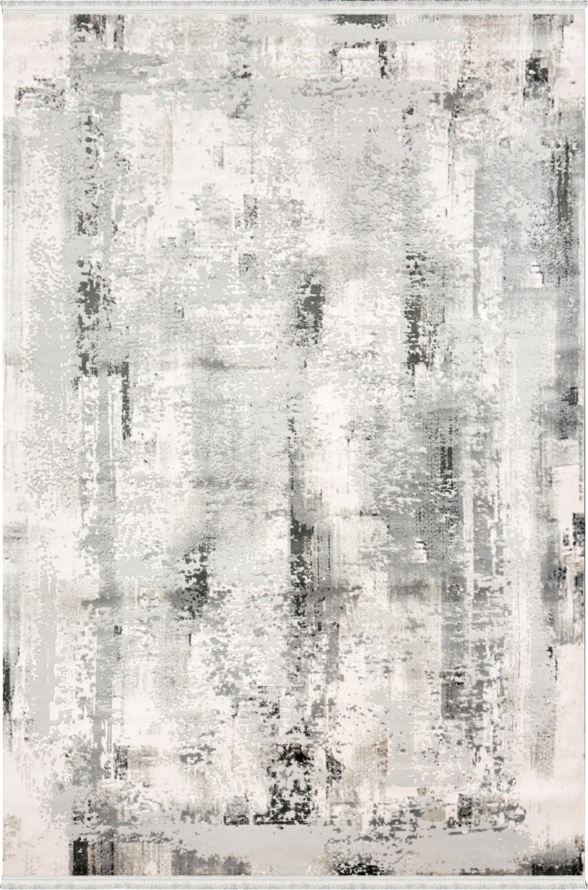 Woolen Halı Rustik Akrilik Halı 3201 GRİ