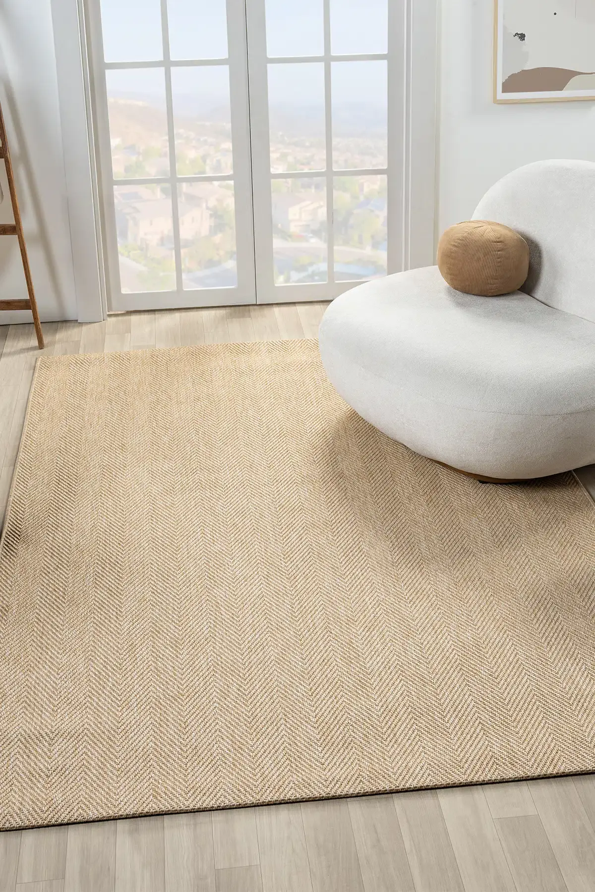 Seyran Halı Bombay Hasır Görünüm Halı  665 Bej