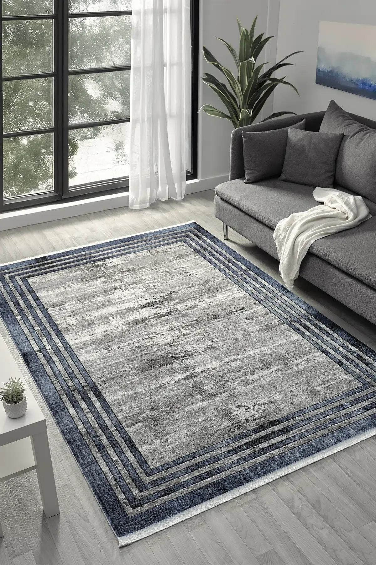 Seyran Halı Roma 417 Mavi