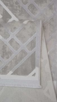 Festival Halı Vesta Modern Gri Oda Halısı M8817A