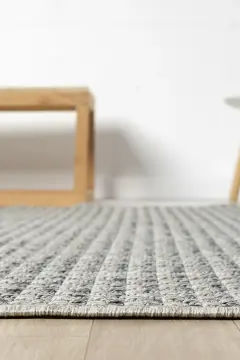 Seyran Halı Bombay Hasır Görünüm Halı 667 Gri