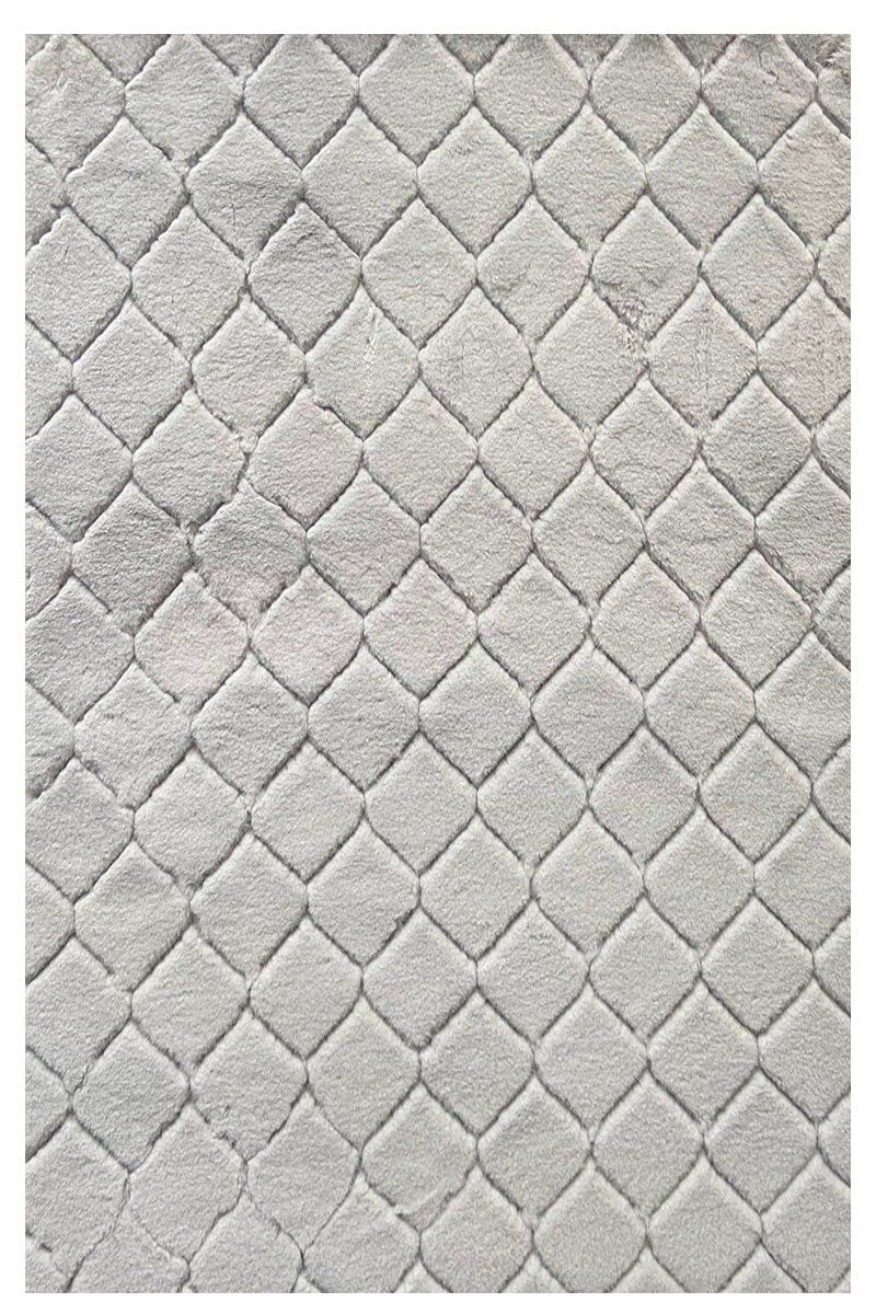 Prizma Halı Comfort Diamond No:2 İpek Gri 100x150