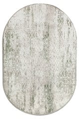 Bahariye Halı Ezgi TW 5666 BEYAZ  YEŞİL OVAL