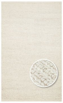 Eko Halı Jade Örgü Desenli El Dokuma Halı JD07 L.Beige