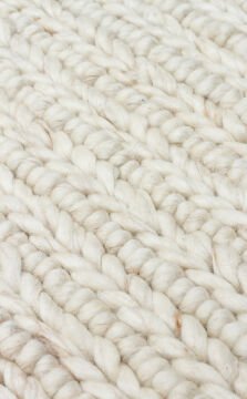 Eko Halı Jade Örgü Desenli El Dokuma Halı JD07 L.Beige