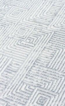 Eko Halı Sateen İnce Halı ST109 Cream Grey