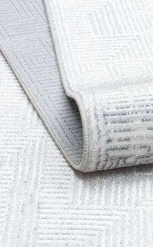 Eko Halı Sateen İnce Halı ST109 Cream Grey