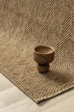 Seyran Halı Bombay Hasır Görünüm Halı 665 Kahve