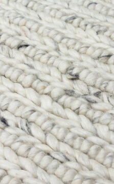 Eko Halı Jade Örgü Desenli El Dokuma Halı JD07 L.Grey
