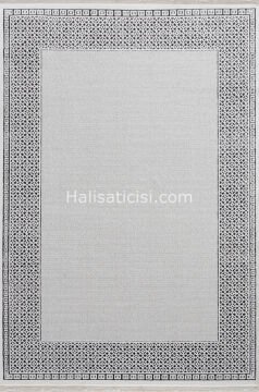 Simge C073 BEYAZ GRİ 118x190