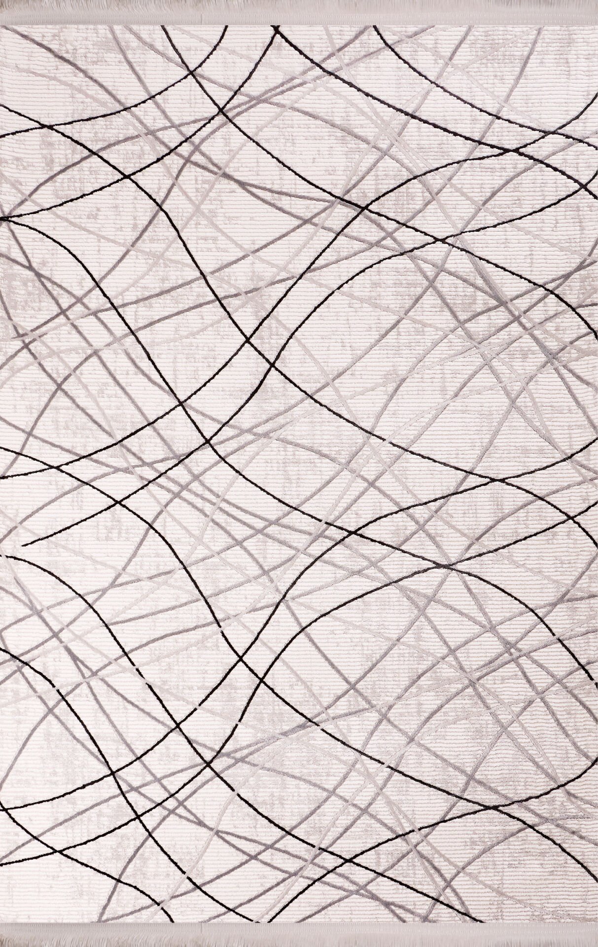 Nexus Halı Melange Modern Salon Halısı 3904B-GRİ 100x200