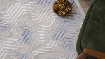 Festival Halı Vesta Modern Mavi Oda Halısı M8802A