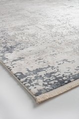 Bahariye Halı Ezgi TW 5657 BEYAZ  MAVİ DAİRE