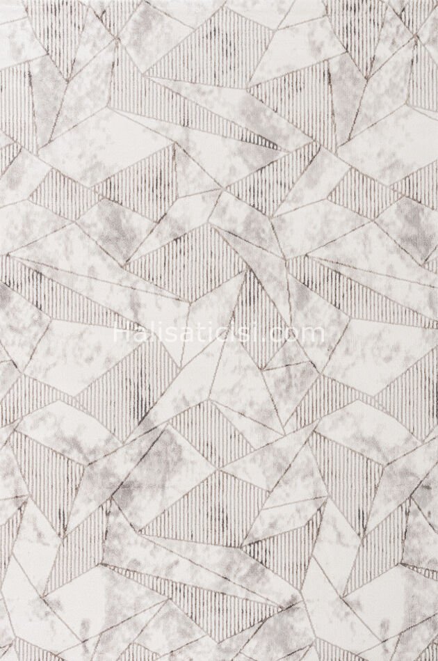 Vega Modern Halı Koleksiyonu B671 BEYAZ GRİ 150x230