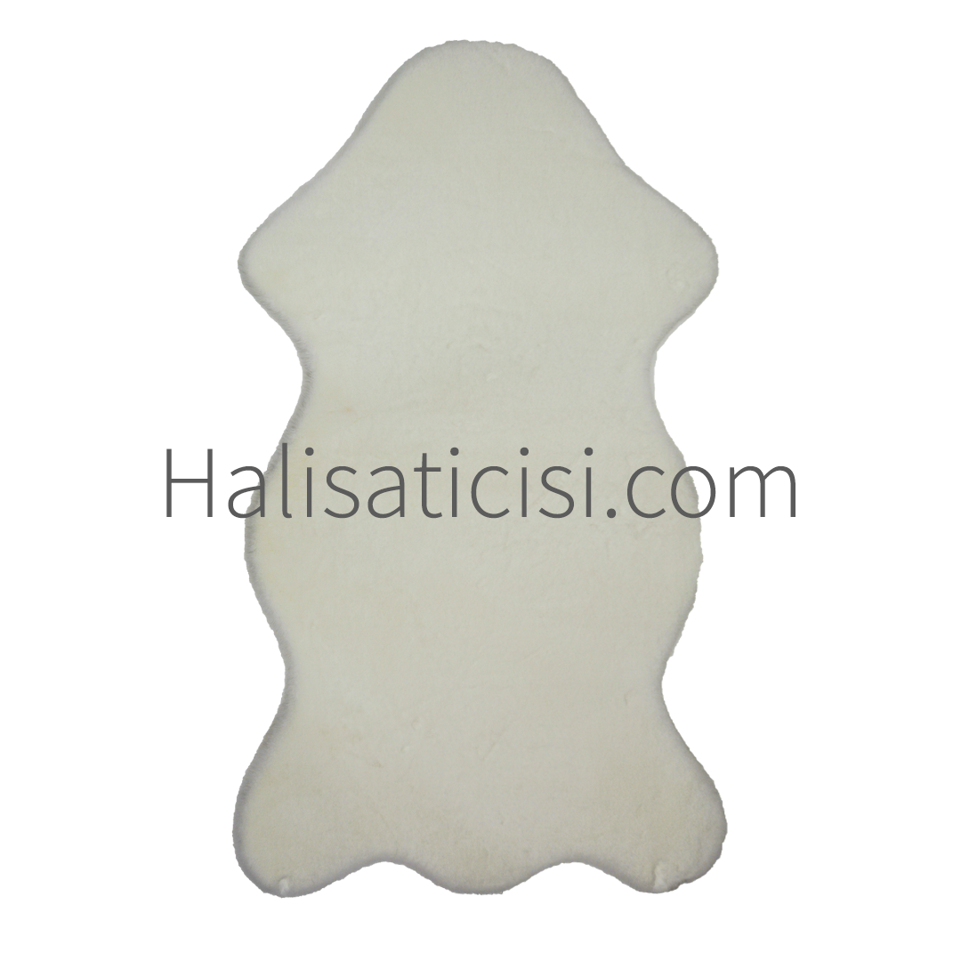 Cloud Peluş Halı Beyaz 100x150