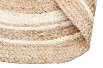 Eko Halı Juno Jüt Hasır Halı Çift Taraflı Naturel ECH01 Natural White