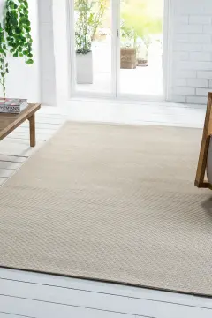 Seyran Halı Bombay Hasır Görünüm Halı 663 Krem