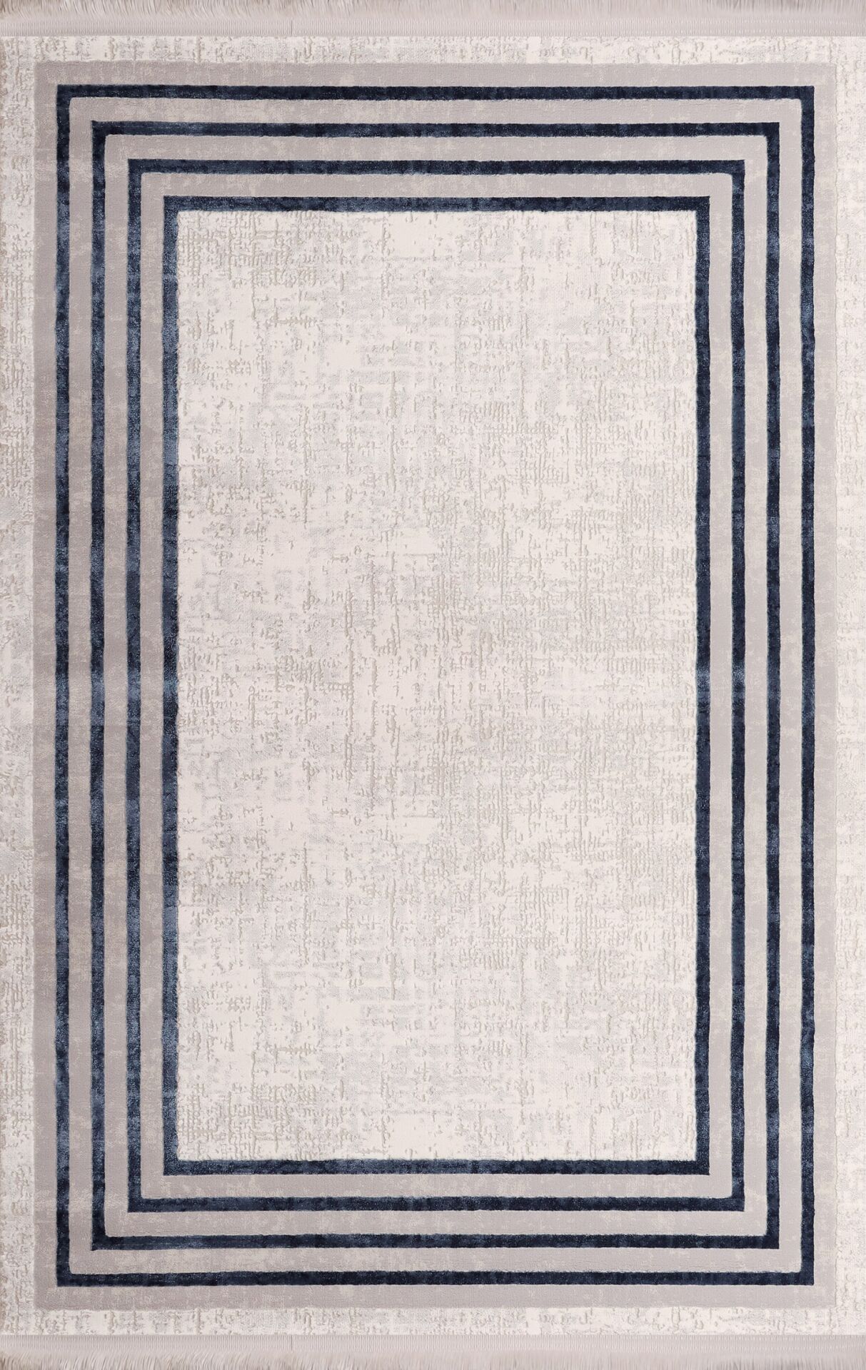 Nexus Halı Melange Modern Salon Halısı 4730A-MAVİ 100x200