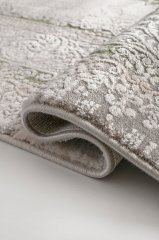 Bahariye Halı Ezgi 5664 BEYAZ YEŞİL DAİRE