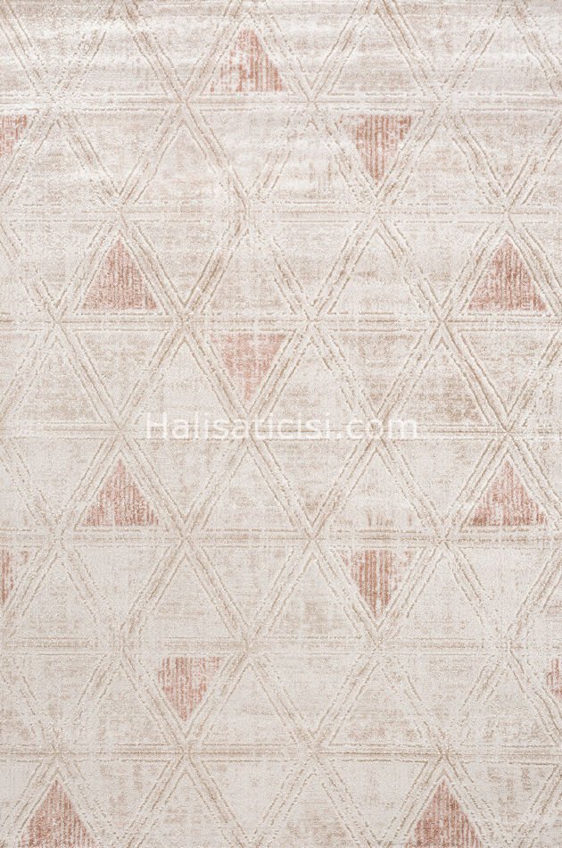 Vega Modern Halı Koleksiyonu B734 BEYAZ PEMBE 150x230