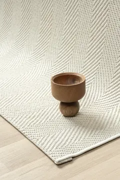 Seyran Halı Bombay Hasır Görünüm Halı 665 Krem