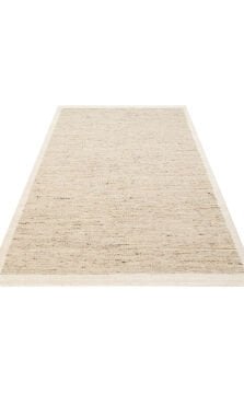 Eko Halı Lhasa El Dokuma Örme Halı LHS 01 Grey Cream