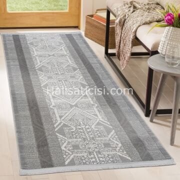 Melidia Halı Optima Özel Ebat 9483A - GRİ 100 cm