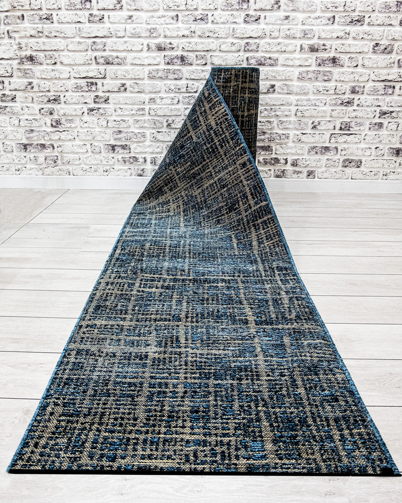 Apex Halı Gloria Özel Ölçü Kesim Kilim 4016 Mavi