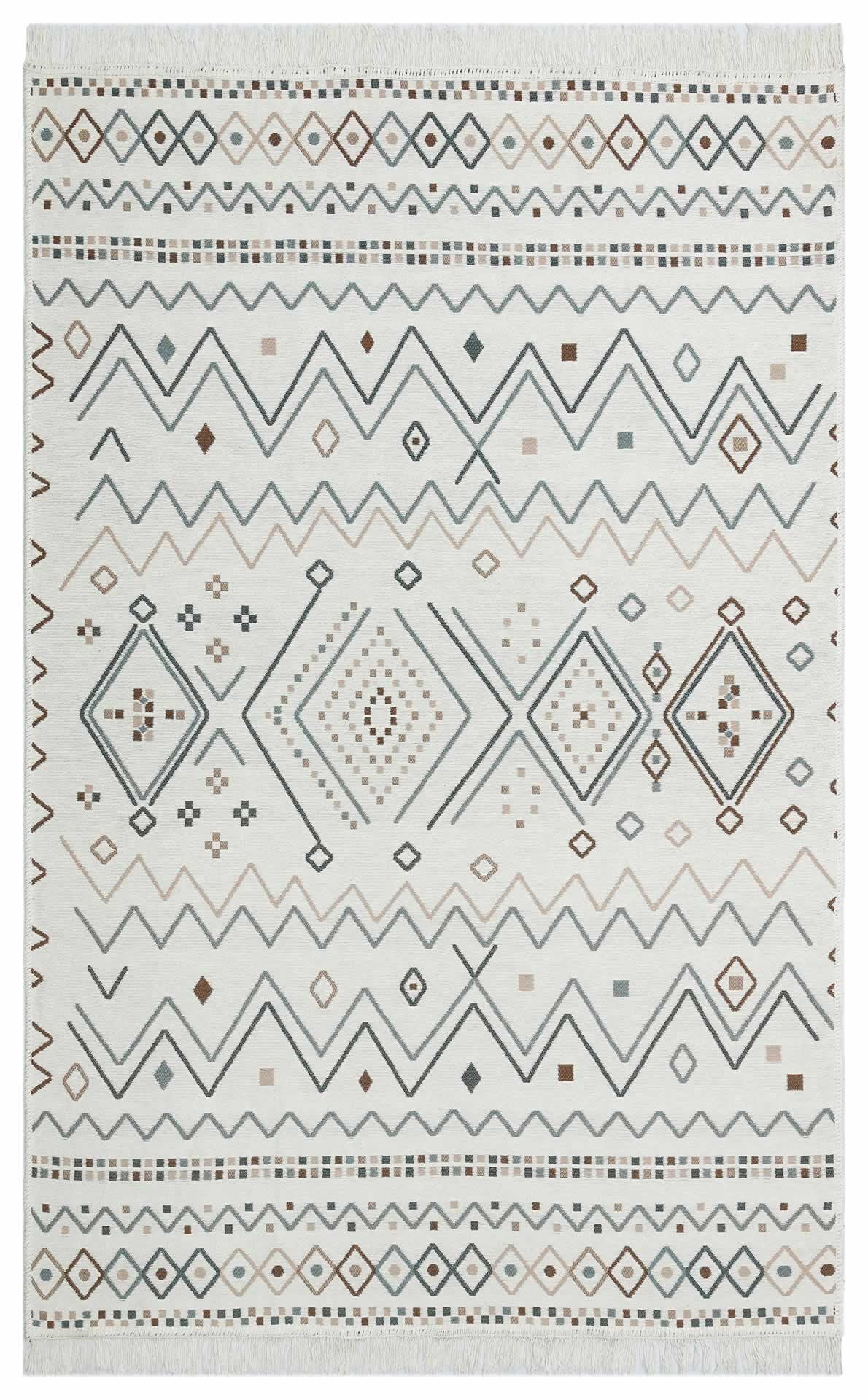 Eko Halı Arya Çift Taraflı Kilim AR05 Beige Blue