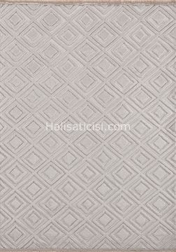 Melidia Halı Etna Özel Ebat Kesme Halı E4989-BEYAZ-VIZON 100 cm